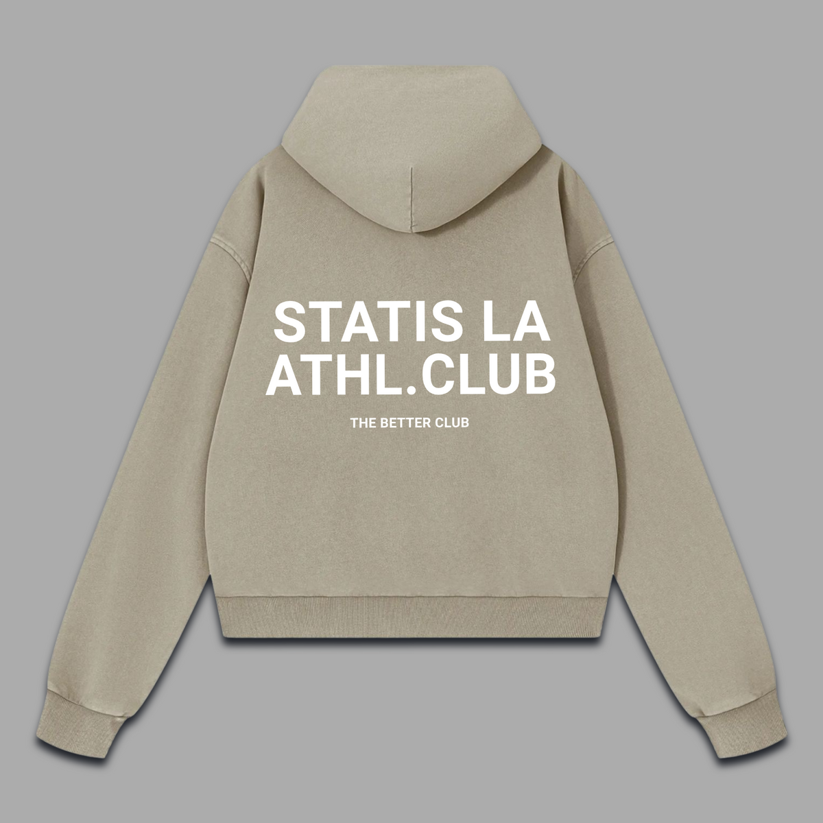 ATHL. CLUB WASHED BOXY Cropped Zip Up (preorder)