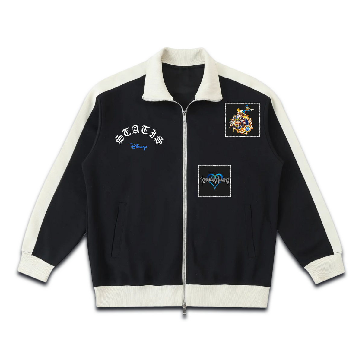 KH-Contrast Trim Stand Collar Jacket (preorder)