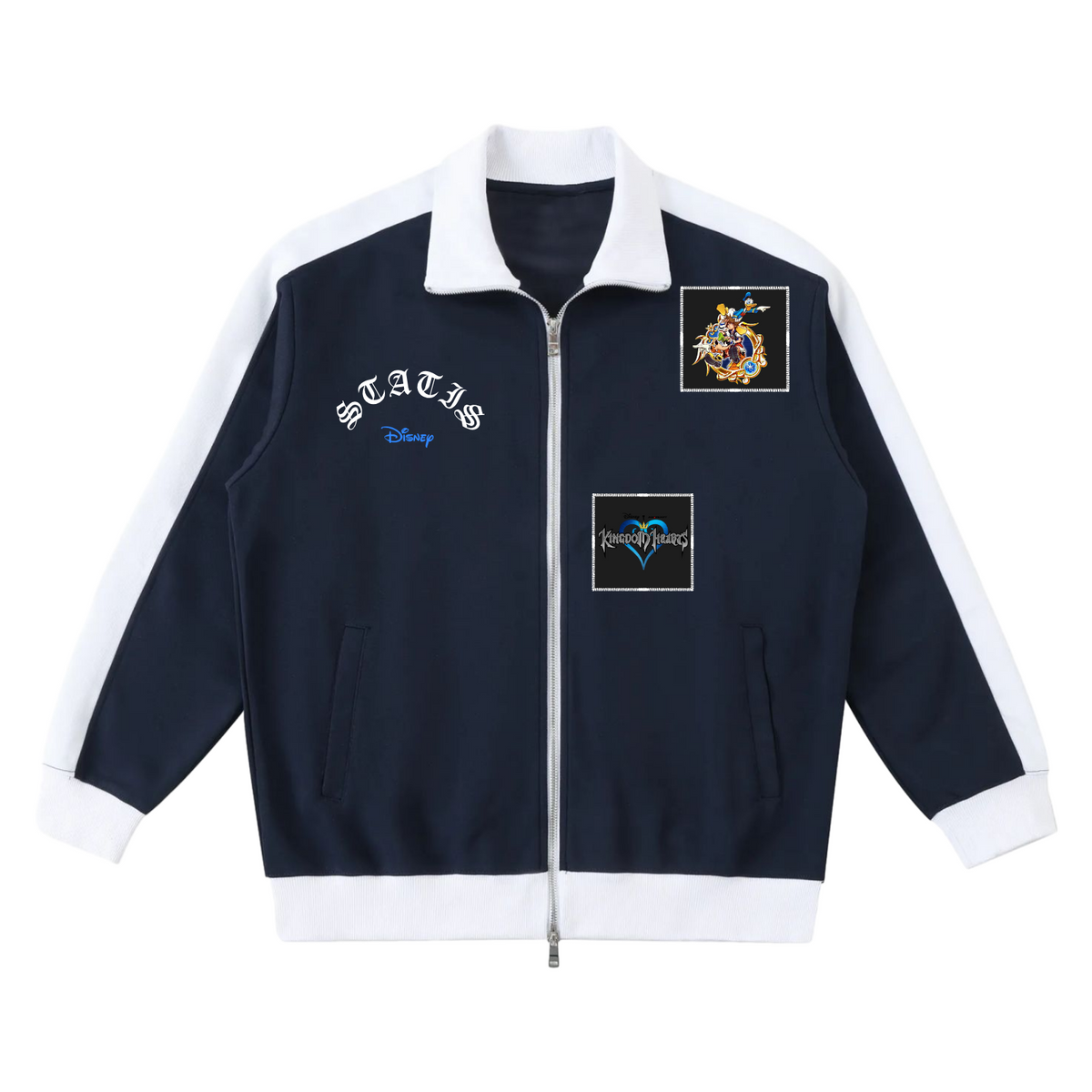 KH-Contrast Trim Stand Collar Jacket (preorder)