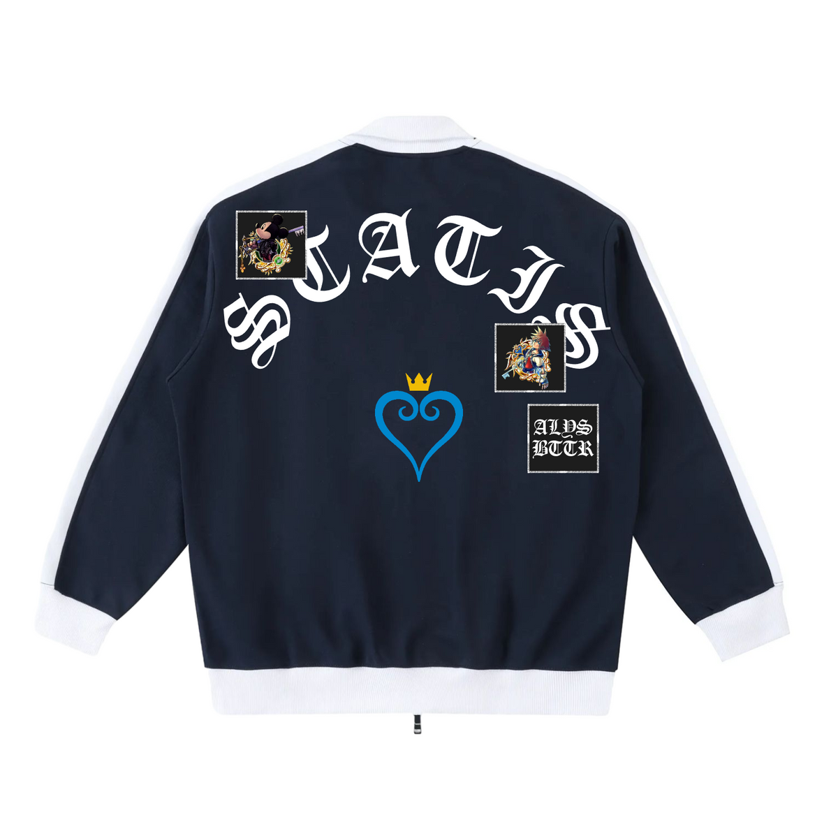 KH-Contrast Trim Stand Collar Jacket (preorder)