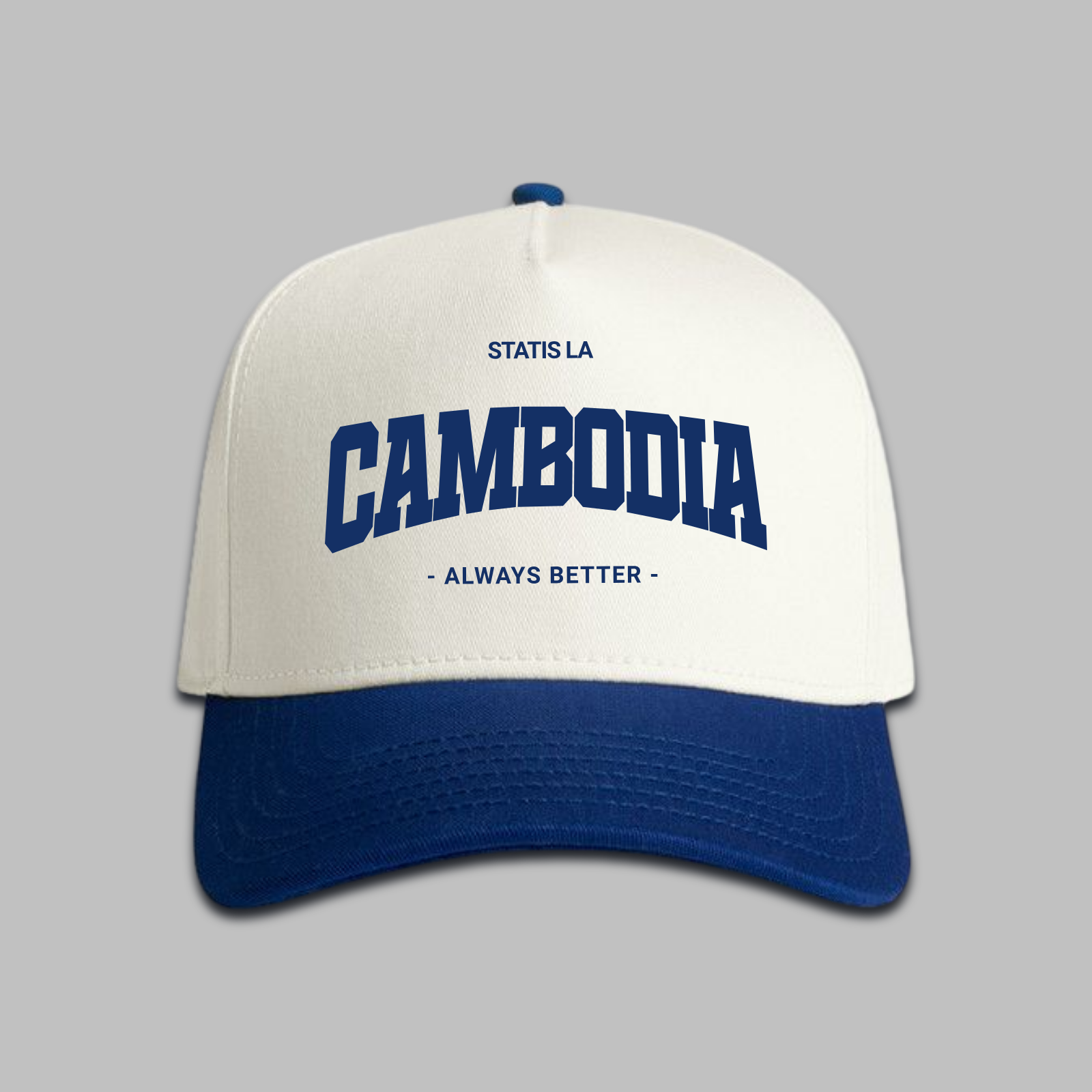 Cambodia Two-Tone Cap