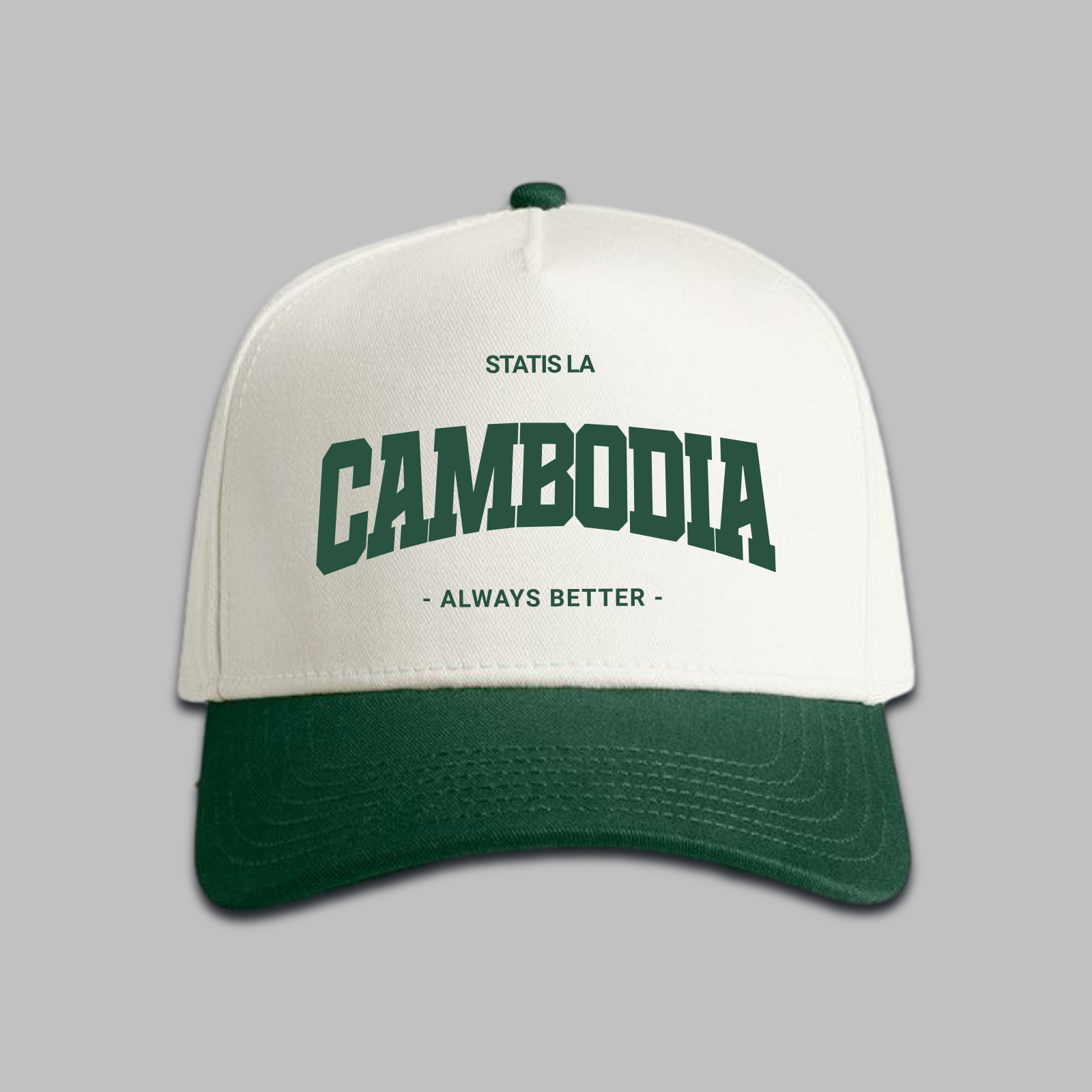 Cambodia Two-Tone Cap