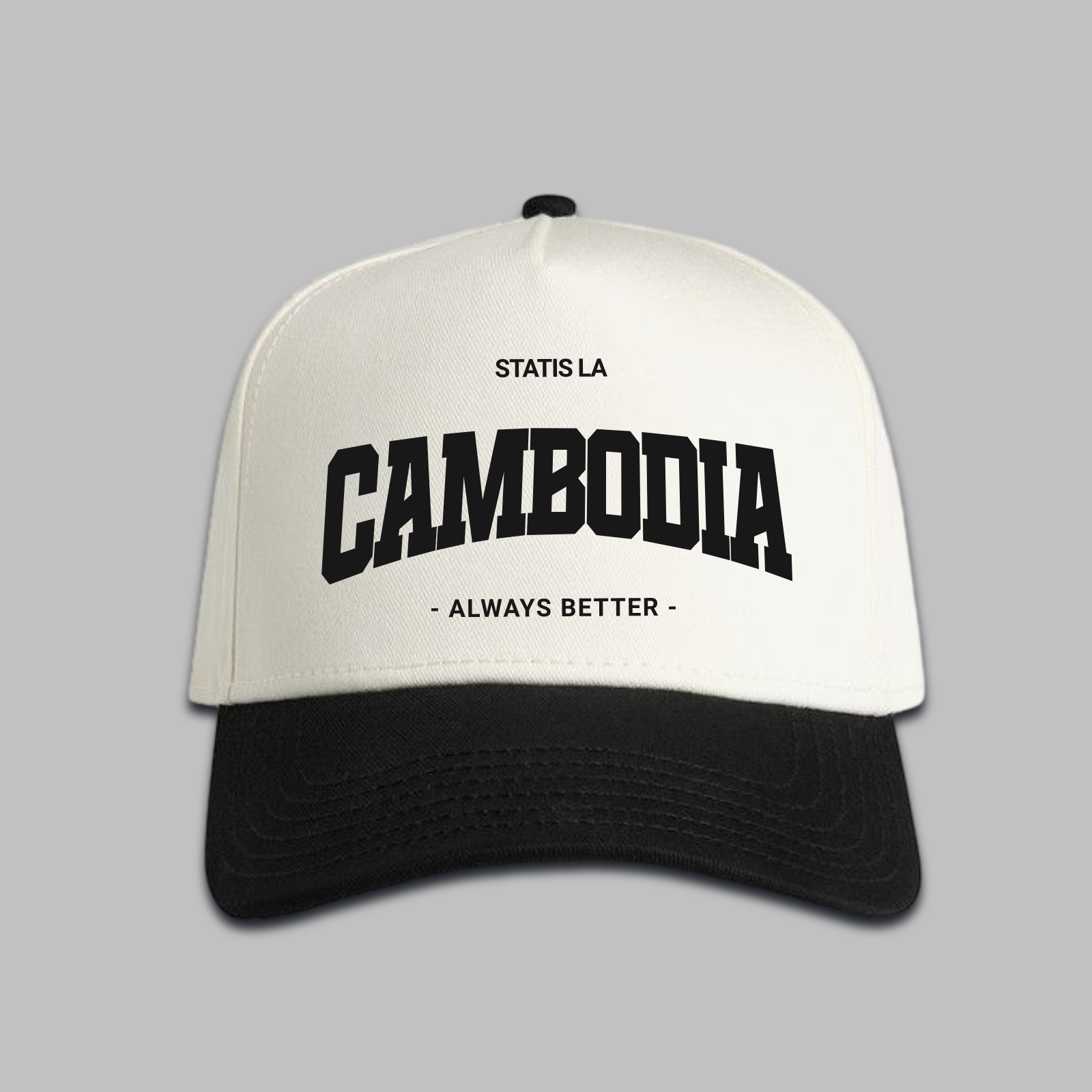 Cambodia Two-Tone Cap