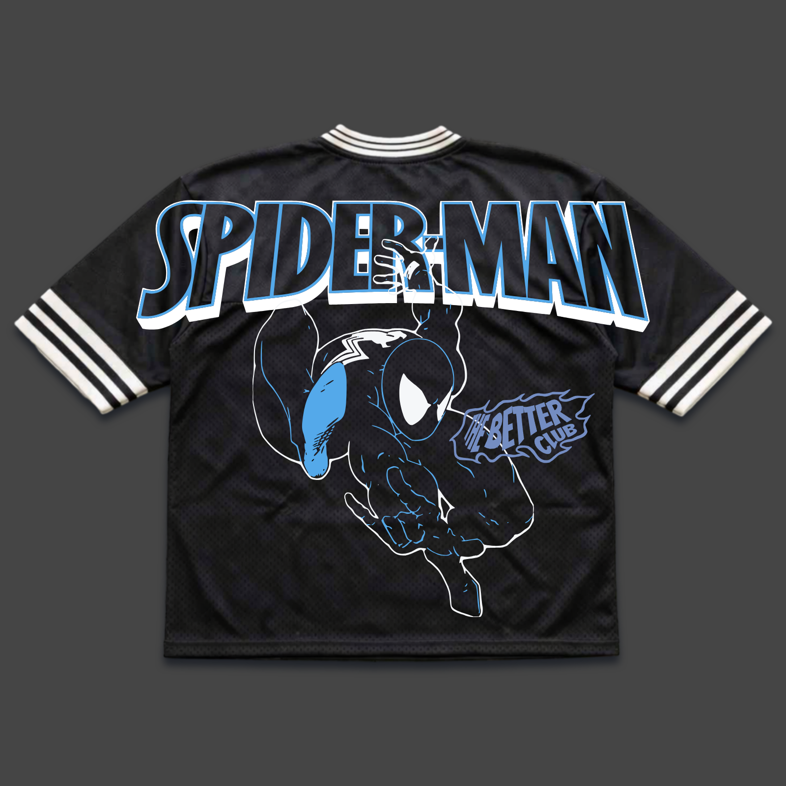 Symbiote Spider-Man Boxy Fit jersey (preorder)