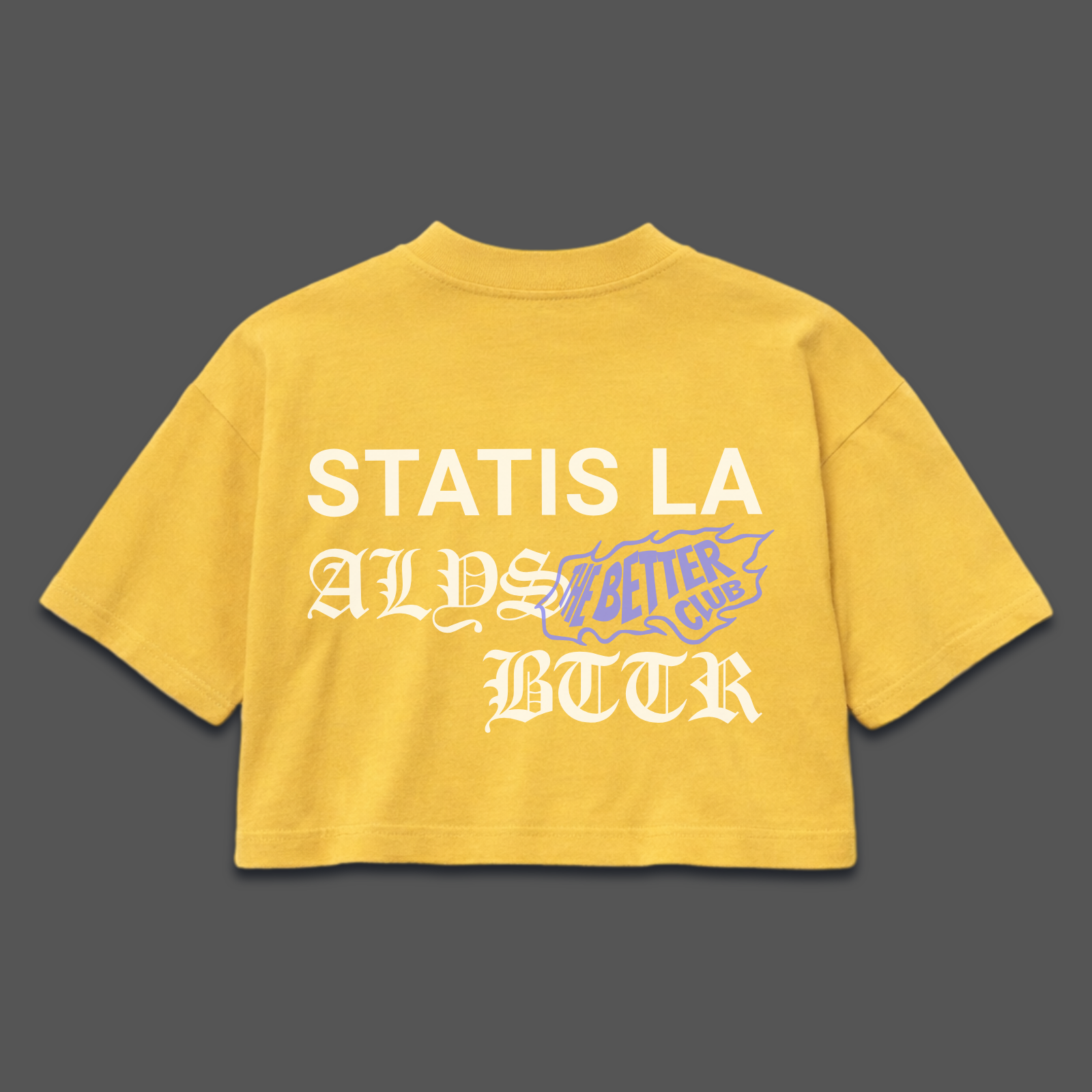 Women's Always Better Oversized Crop (preorder)
