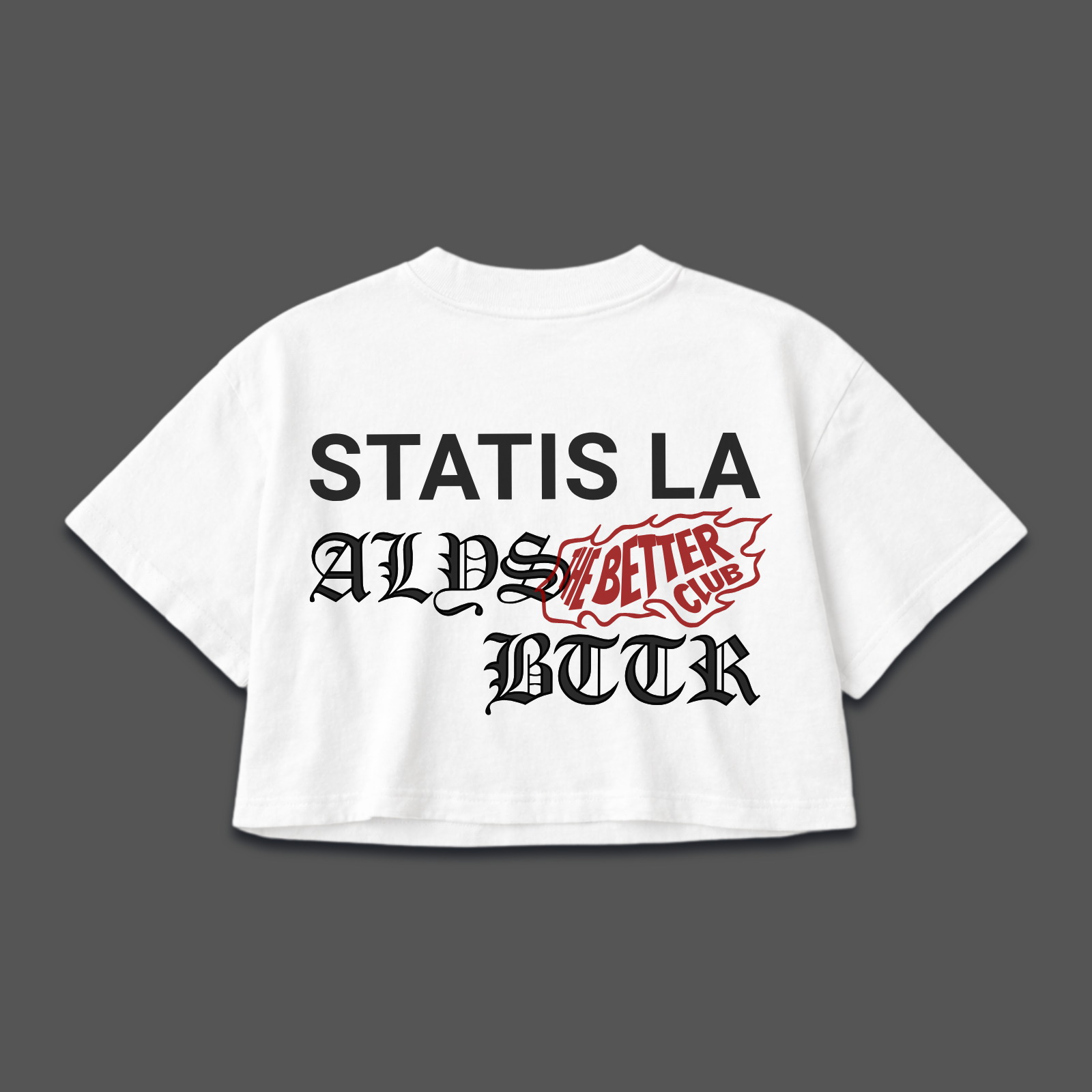 Women's Always Better Oversized Crop (preorder)