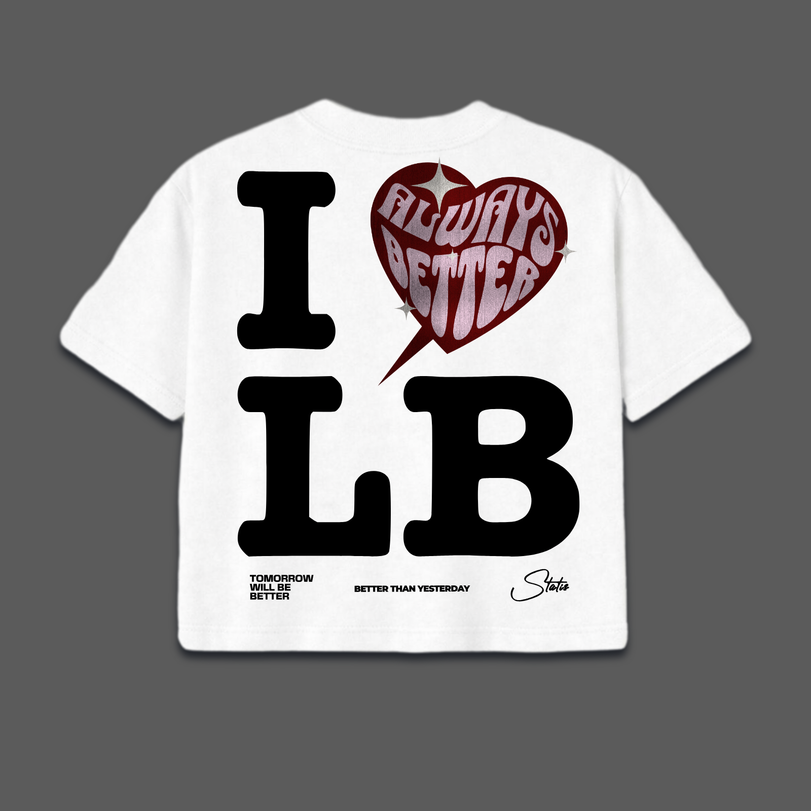 Women's I Love LB Mid-length (preorder)