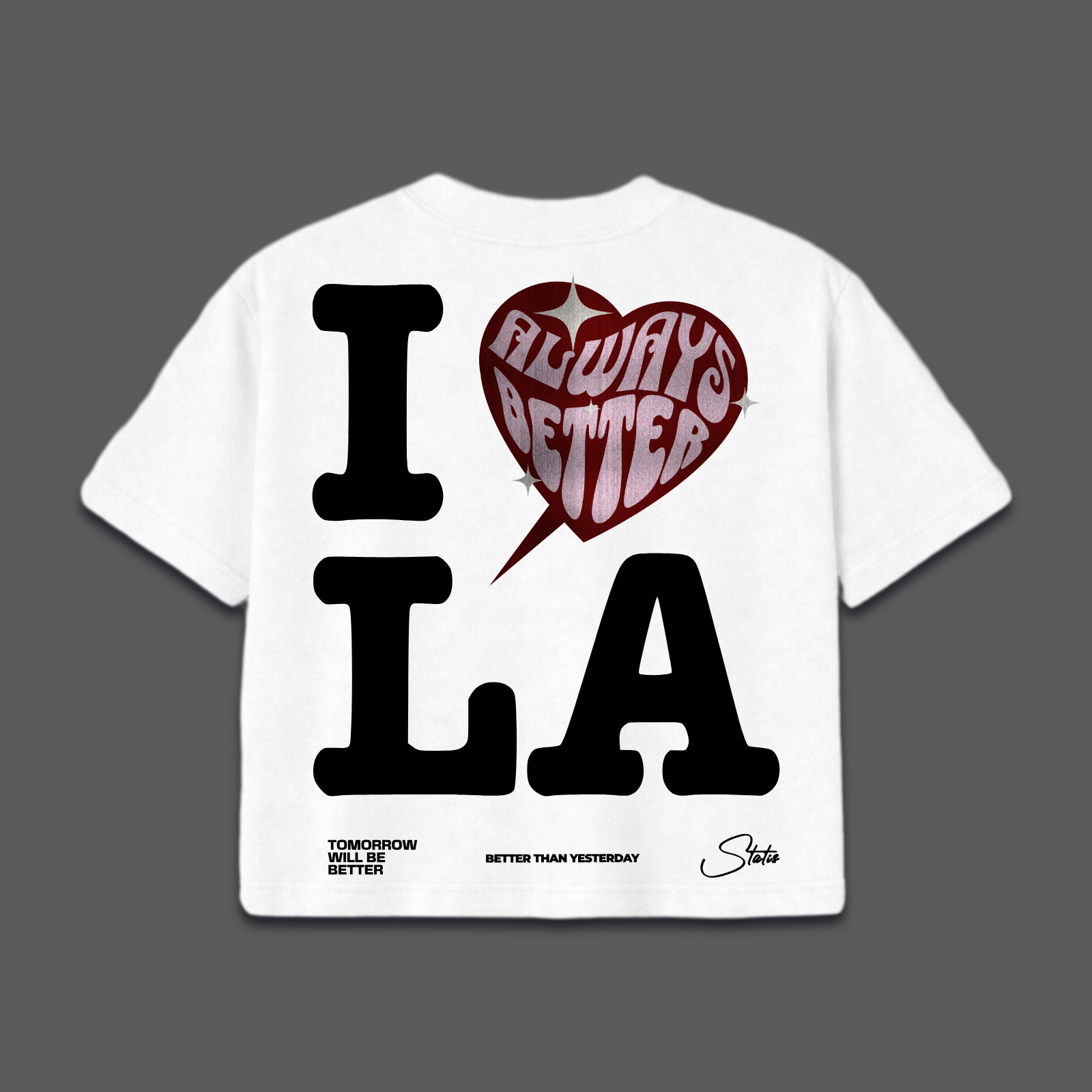 Women's I Love LA Mid-length (preorder)